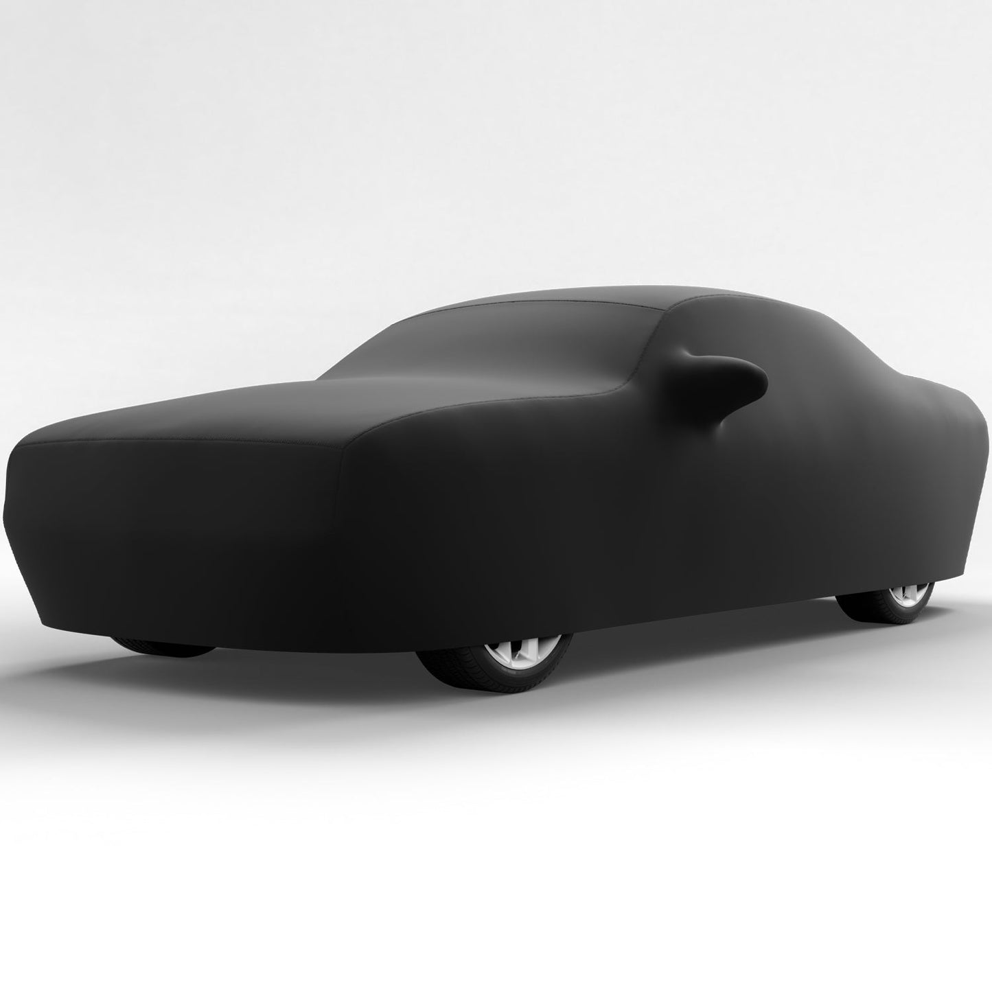 Black Satin BL - Black Car Cover for Dodge Challenger 2017 Coupe 2-Door