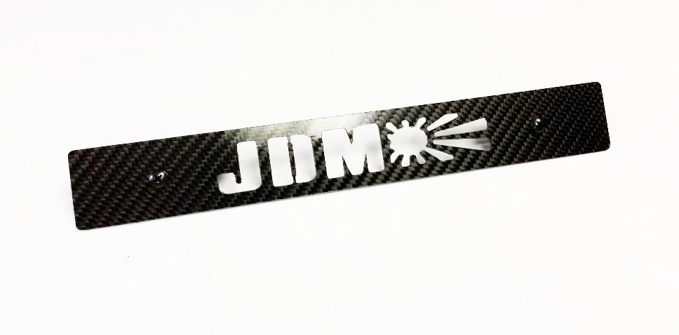 CARBON FIBER JDM SUNRISE Front License Plate Delete for Subaru WRX Impreza STi