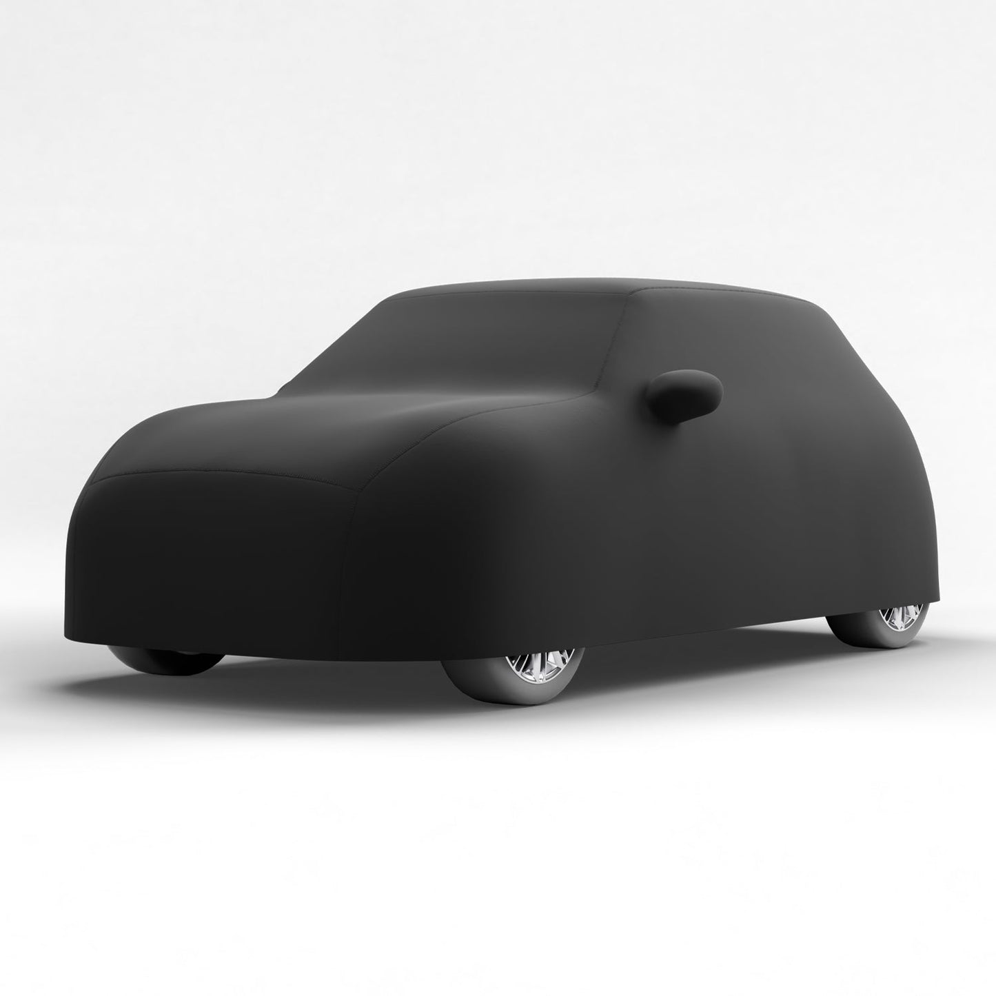Black Satin BL - Black Car Cover for Mini Cooper 2024 Hatchback 2-Door