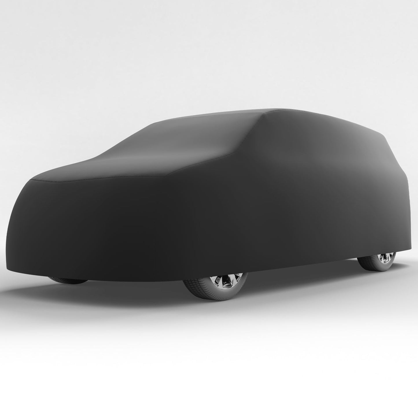 Black Satin BL - Black Car Cover for Chrysler Voyager 2023 Van