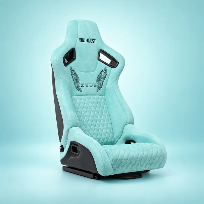 BULL BOOST ZEUS Collection Tiffany Blue Reclinable Racing Seats – Pair