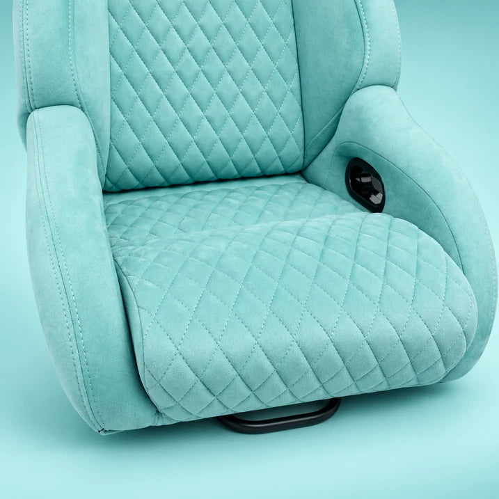 BULL BOOST ZEUS Collection Tiffany Blue Reclinable Racing Seats – Pair