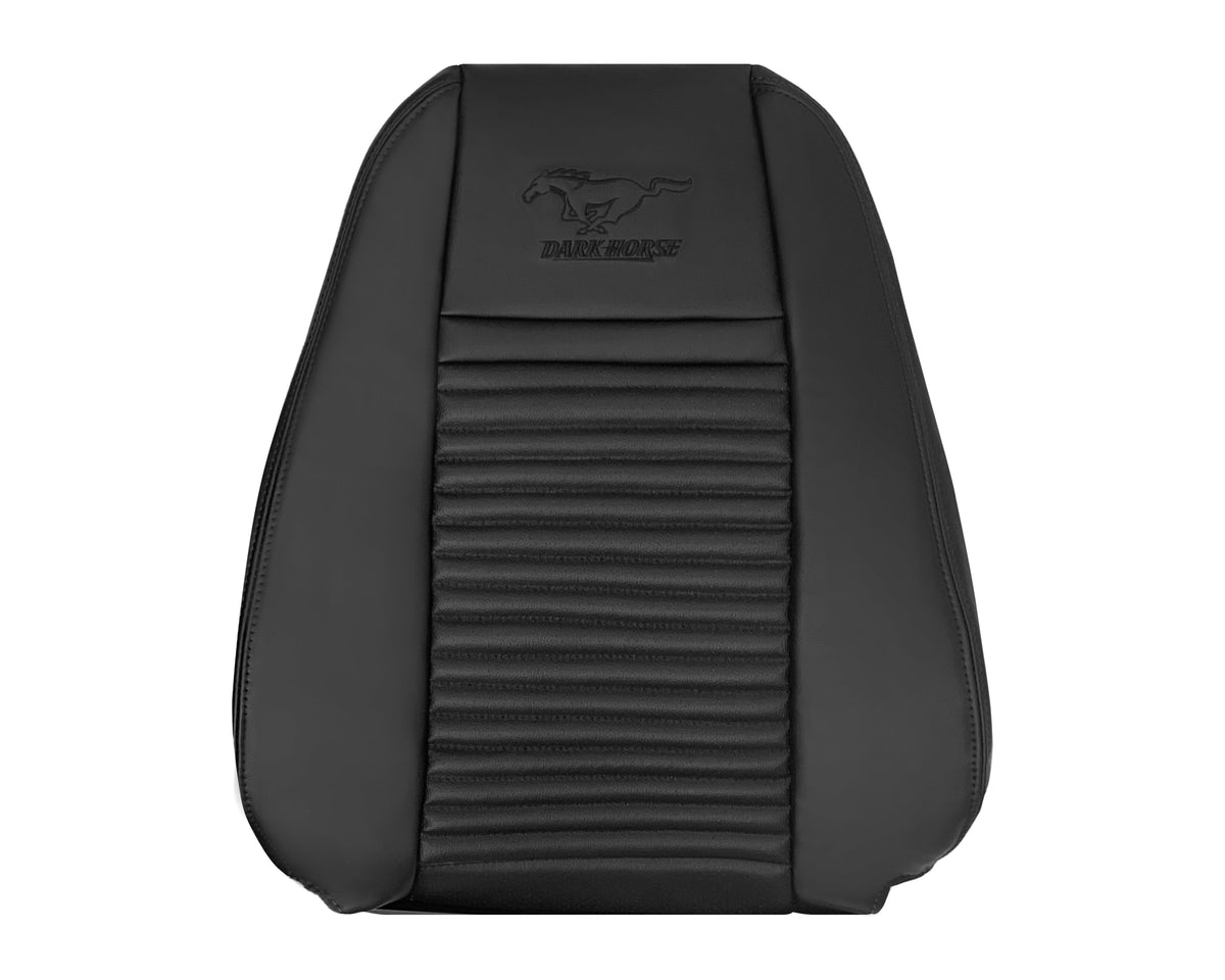 2003-2004 Ford Mustang Mach 1 ONE Replacement Leather Seat Cover in Ebony Black: Choose From Variation
