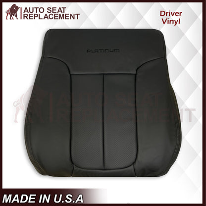2009 - 2014 Ford F-150 PLATINUM EDITION Perforated Genuine Leather or Synthetic Leather Seat Covers