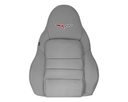 2005-2013 Chevy Corvette Replacement Seat Covers: C6 Gray Perforated