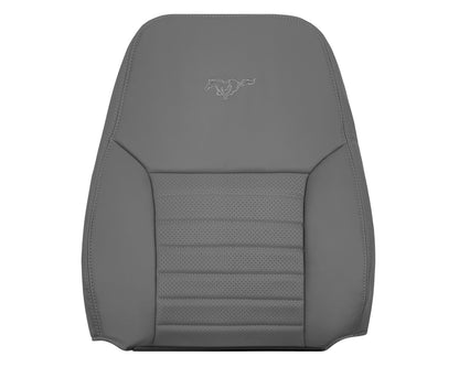 1999-2004 Ford Mustang GT V8 Replacement Cowhide Leather OR Synthetic Leather Seat Cover: Gray, Perforated