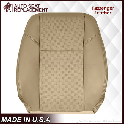 2009-2014 GMC Sierra & Yukon Denali Perforated Seat Cover in Light Cashmere Tan: Choose From Variation