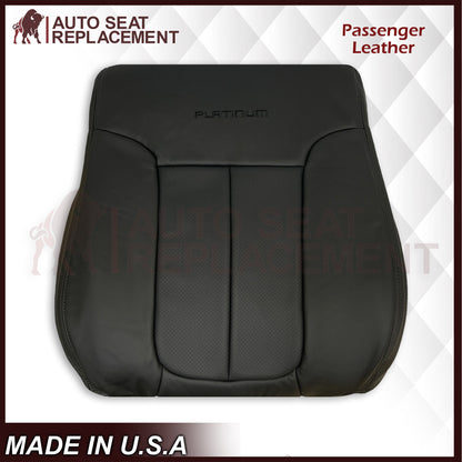2009 - 2014 Ford F-150 PLATINUM EDITION Perforated Genuine Leather or Synthetic Leather Seat Covers