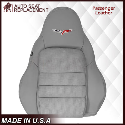 2005-2013 Chevy Corvette Replacement Seat Covers: C6 Gray Perforated