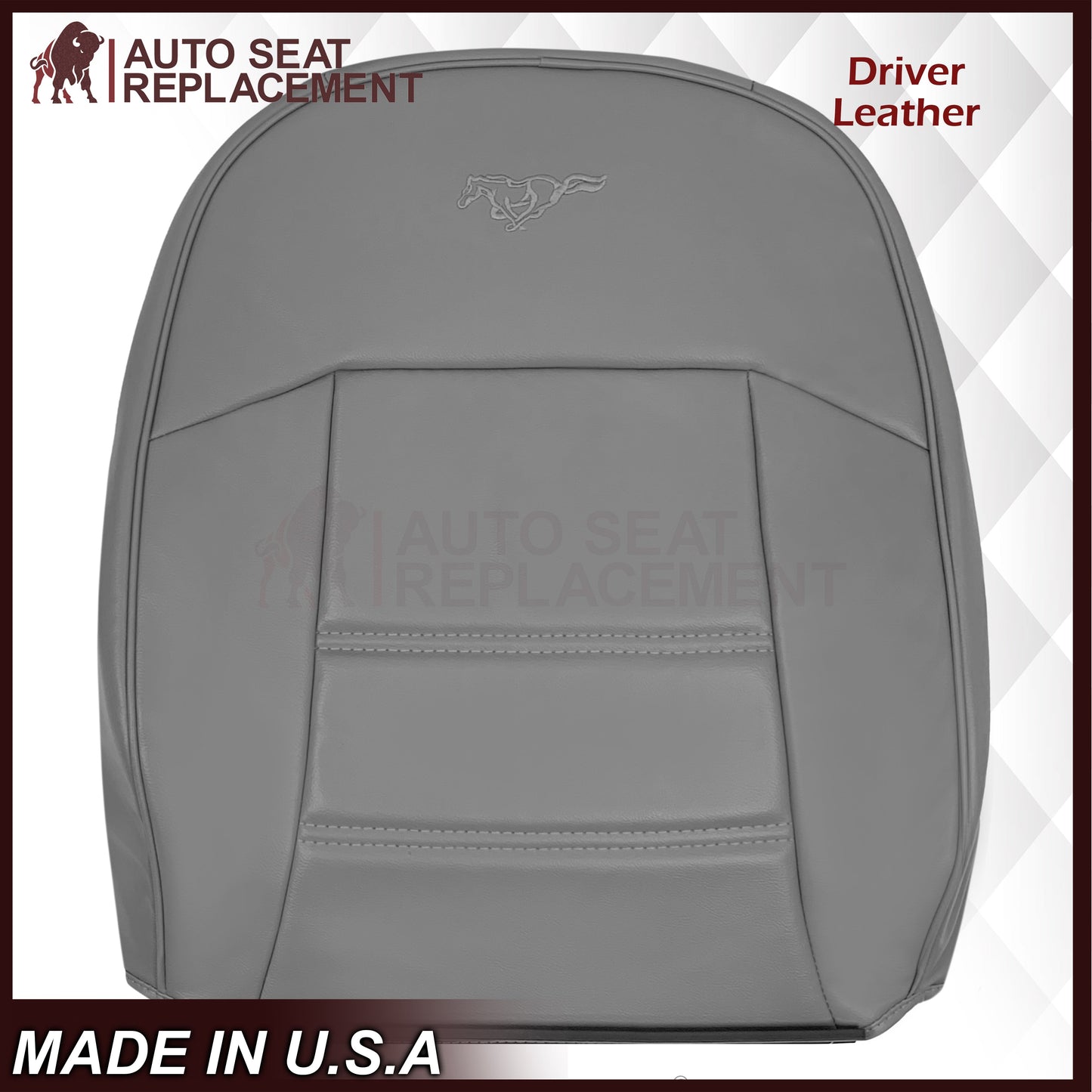 1999-2004 Ford Mustang V6 Replacement Seat Cover In Gray: Choose From Variation