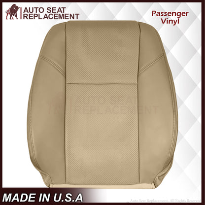 2009-2014 GMC Sierra & Yukon Denali Perforated Seat Cover in Light Cashmere Tan: Choose From Variation