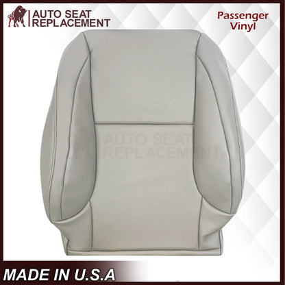 2010-2021 Lexus GX460 Replacement Perforated Synthetic Leather Seat Cover: Ecru “Off-White/Cream” Perforated