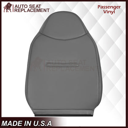 2001 - 2007 Ford F250 F350 F450 F550 Work Truck Super Duty XL Replacement Seat Covers in Gray Vinyl