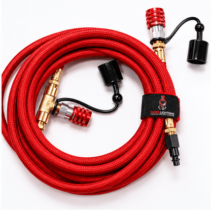 Thor’s Lightning Rapid 4-Tire Air System | 300 PSI StrikeShield™ Braided Hose