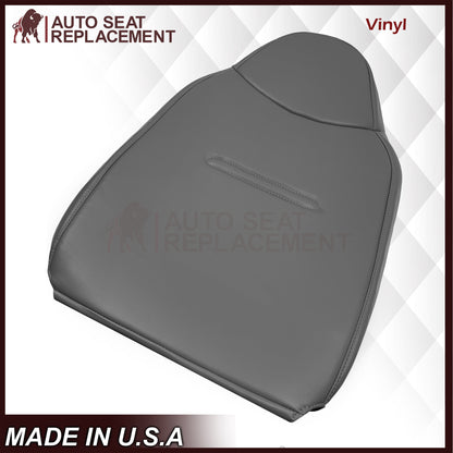 2001 - 2007 Ford F250 F350 F450 F550 Work Truck Super Duty XL Replacement Seat Covers in Gray Vinyl