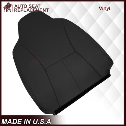 1998-2002 Dodge Ram 1500 Base Work Truck SINGLE CAB Seat Cover in Agate Very Dark Gray Vinyl