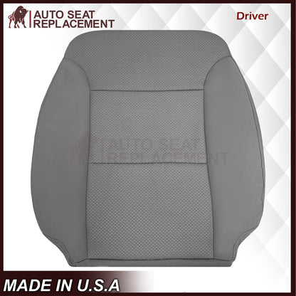 2014-2019 GMC Sierra W/T Base Work Truck Replacement Cloth Seat Cover: Gray