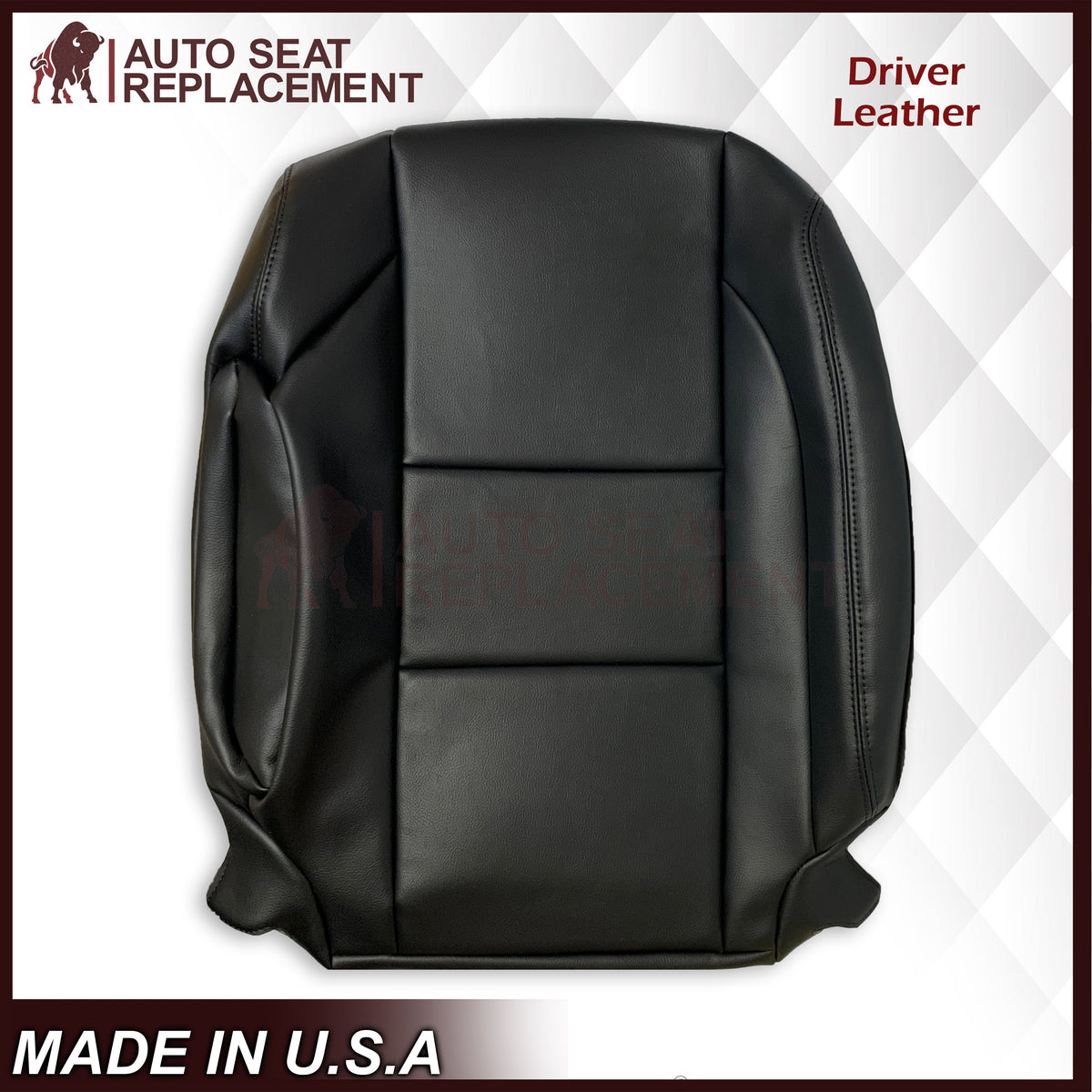 2005-2015 Nissan Titan Driver and Passenger Side Top and Bottom Seat Covers in Black : Choose from the variants