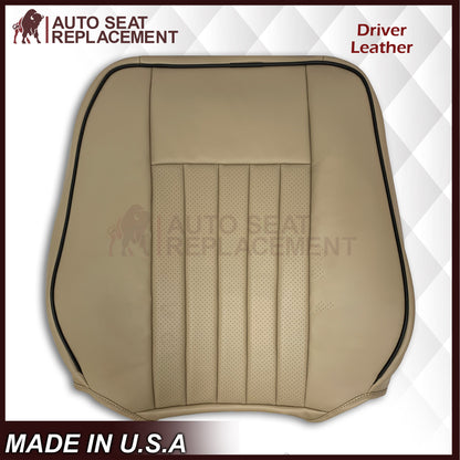 2005 2006 Lincoln Navigator Replacement Seat Covers in Camel Tan: Choose Genuine Leather or Vinyl