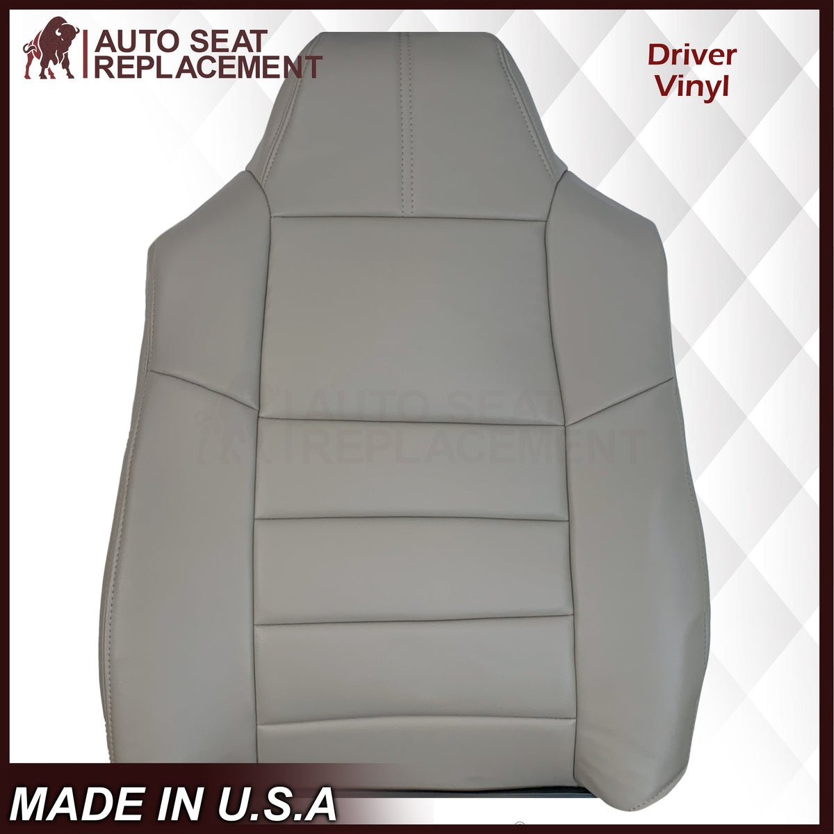 2008-2010 Ford F-250 F-350 F-450 F-550 Lariat Seat Cover in Medium Stone Gray: Choose From Variants