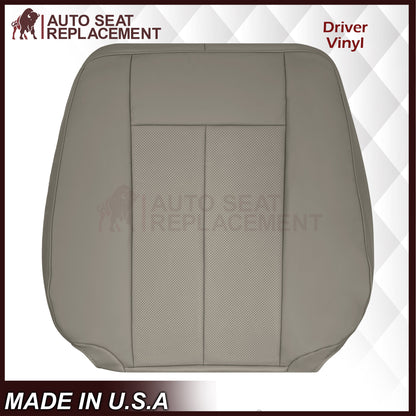 2007-2014 Ford Expedition Eddie Bauer/XLT PERFORATED Leather Replacement Seat Cover in Gray