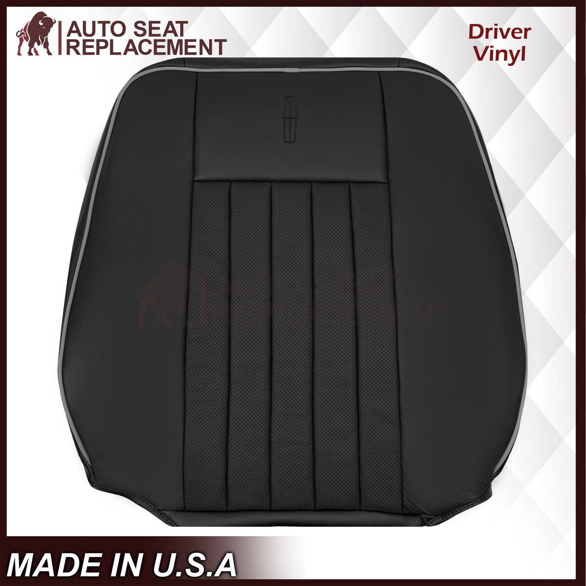 2003 - 2006 Lincoln Navigator Replacement Seat Covers in Black: Choose Genuine Leather or Vinyl