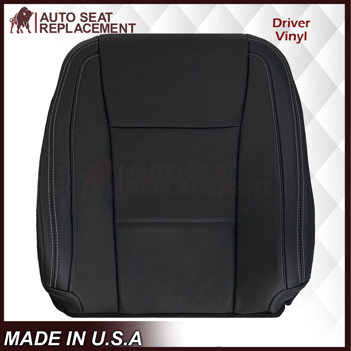 2017-2021 Ford F250 XLT Replacement Seat Covers In Charcoal Black