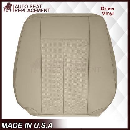 2007-2014 Ford Expedition Eddie Bauer/XLT Replacement Perforated Genuine Leather/Syn. Leather Seat Cover In Tan