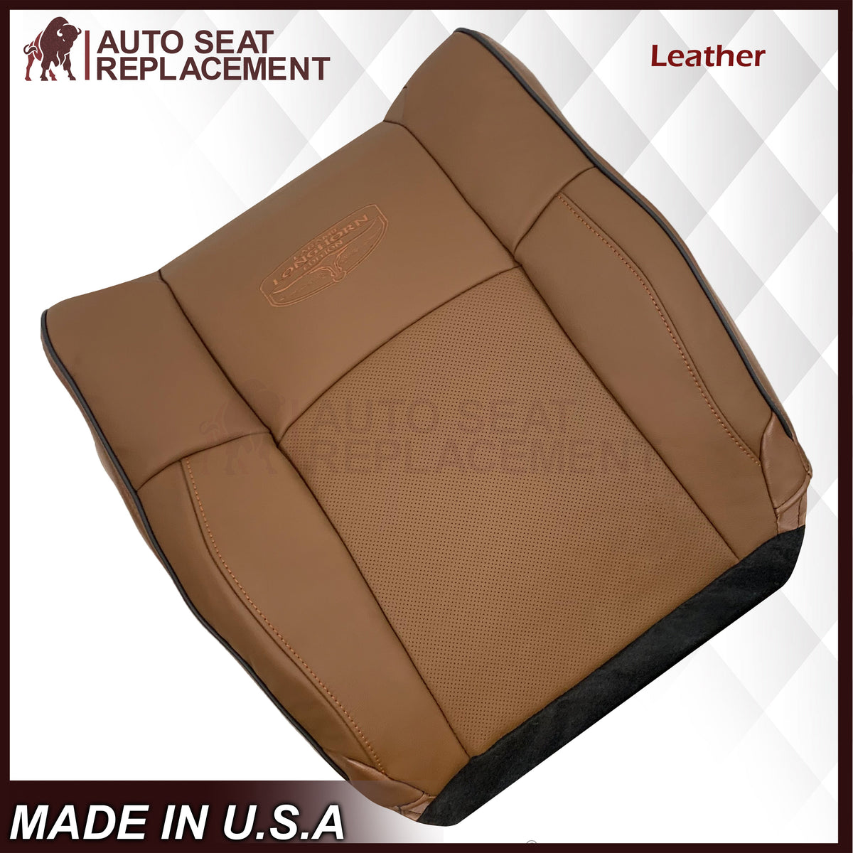 2010-2018 Dodge Ram 2500 Laramie Limited Long Horn Replacement Leather Seat Cover: Choose your pieces