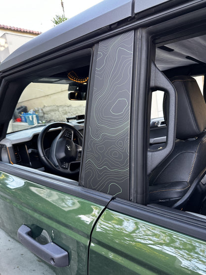 Topo B Pillar Protection Kit - 2021+ Bronco