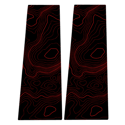 Topographic B Pillar Overlays - 2024+ Ranger