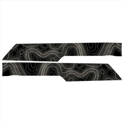 Topo Understeering Panel Overlay (Printed Series) - 2023+ Bronco (Type B)