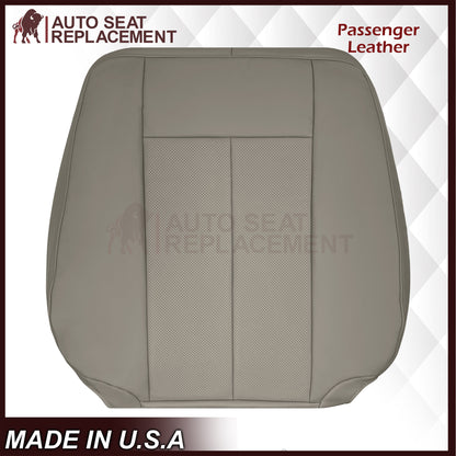 2007-2014 Ford Expedition Eddie Bauer/XLT PERFORATED Leather Replacement Seat Cover in Gray