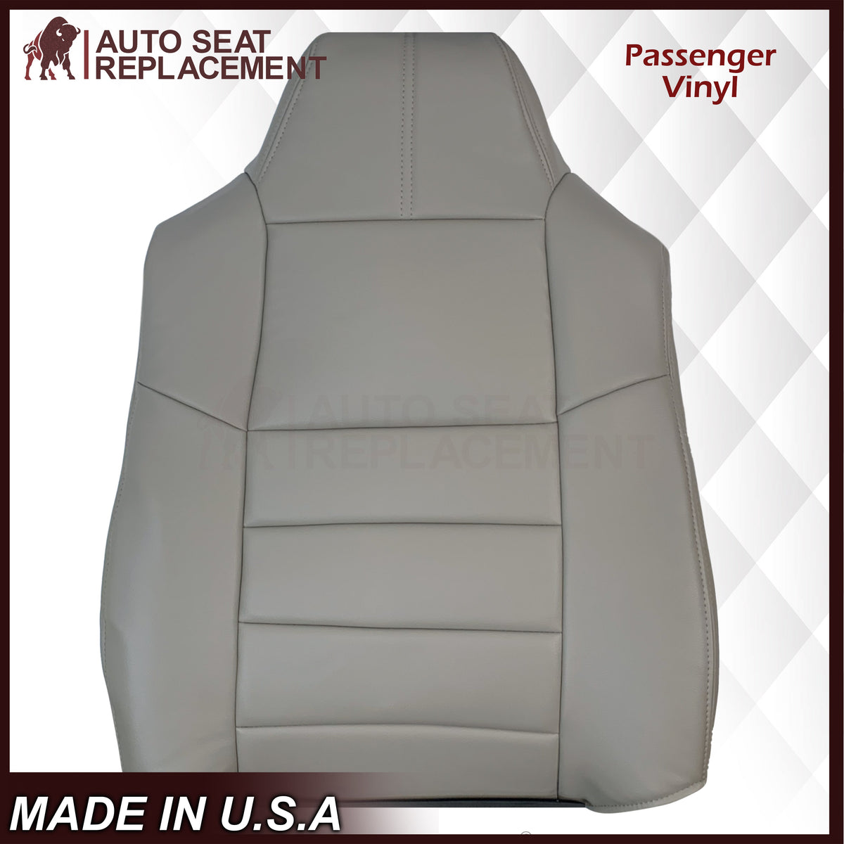 2008-2010 Ford F-250 F-350 F-450 F-550 Lariat Seat Cover in Medium Stone Gray: Choose From Variants