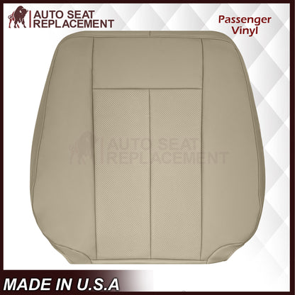 2007-2014 Ford Expedition Eddie Bauer/XLT Replacement Perforated Genuine Leather/Syn. Leather Seat Cover In Tan