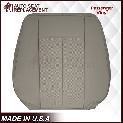 2007-2014 Ford Expedition Eddie Bauer/XLT PERFORATED Leather Replacement Seat Cover in Gray