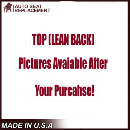 2002 Chevy Avalanche Seat Cover in Dark Gray With Cloth Insert: Choose Leather or Vinyl