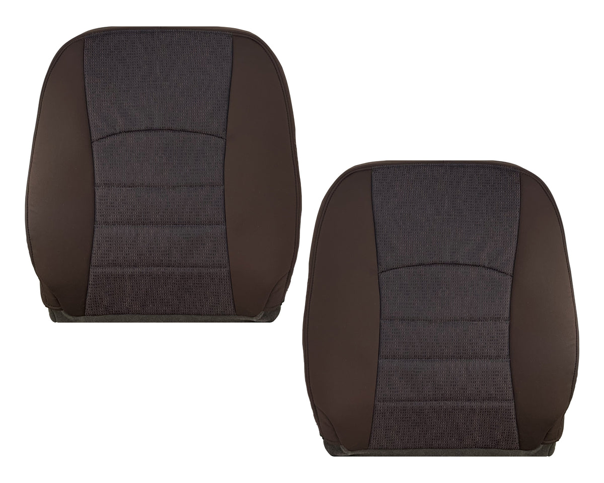 2013 - 2018 Dodge Ram 1500 2500 SLT Outdoorsman Cloth Seat Covers In Brown