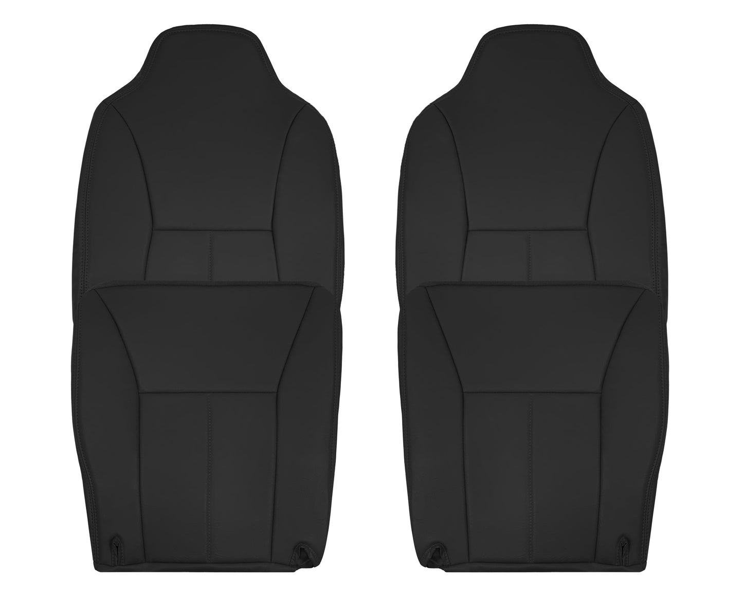 1998-2002 Dodge Ram 1500 Base Work Truck SINGLE CAB Seat Cover in Agate Very Dark Gray Vinyl