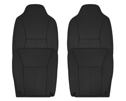 1998-2002 Dodge Ram 1500 Base Work Truck SINGLE CAB Seat Cover in Agate Very Dark Gray Vinyl