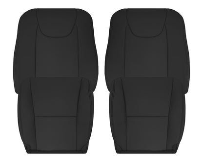 2010-2015 Lexus RX350 RX450H Replacement Synthetic Leather Seat Covers: Black Perforated