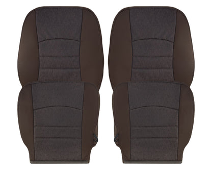 2013 - 2018 Dodge Ram 1500 2500 SLT Outdoorsman Cloth Seat Covers In Brown