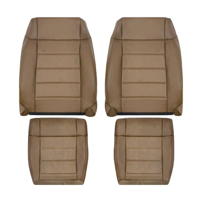 2007-2012 Jeep Wrangler-Replacement Driver OR Passenger Seat Cover In Dark Saddle Brown