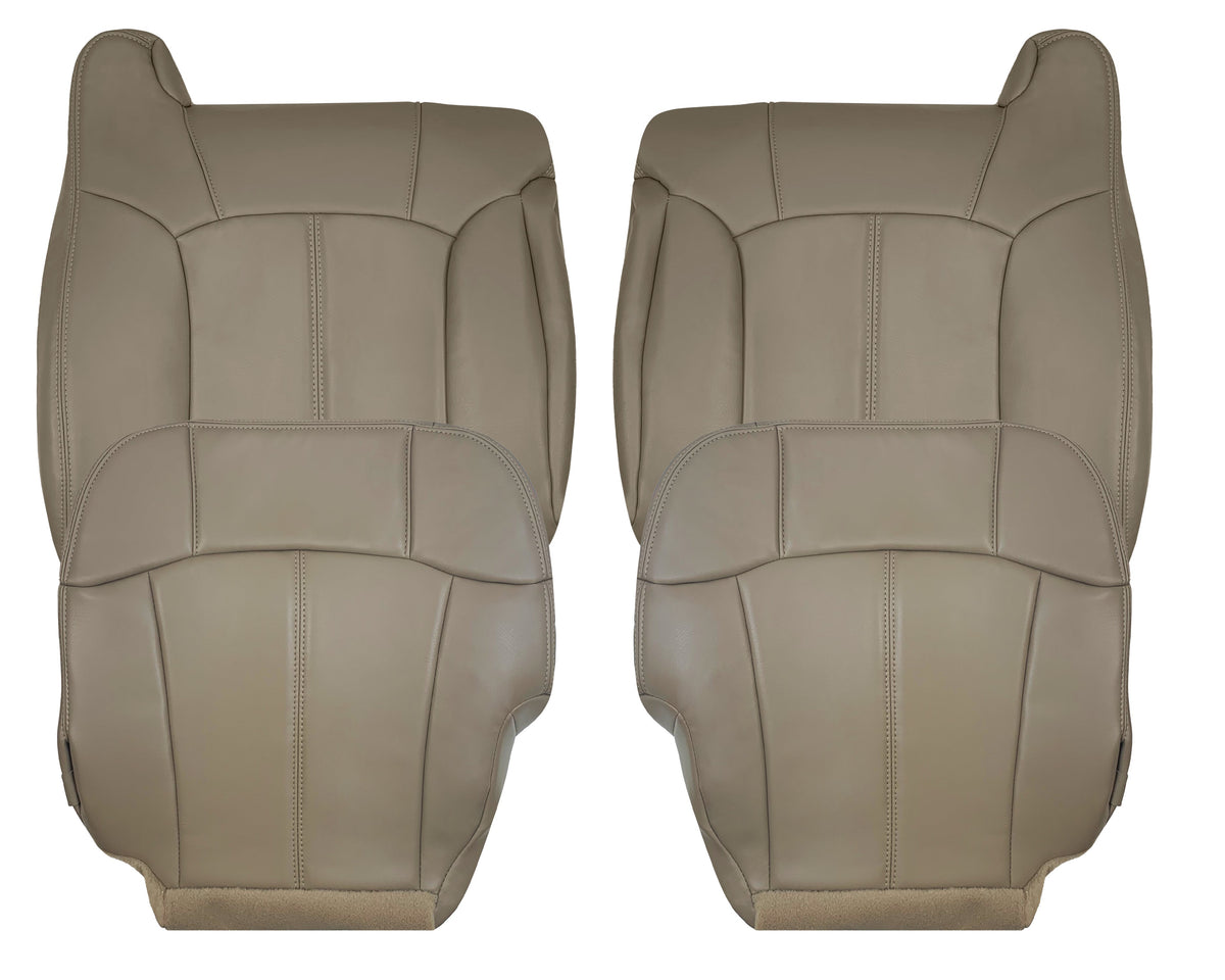 1999-2002 Chevy Silverado Seat Cover in Medium Neutral Tan: Choose From Variations