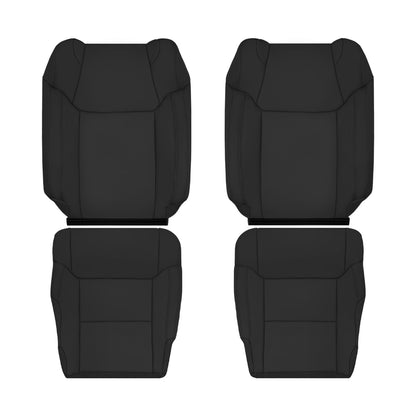 2014-2021 Toyota Tundra Driver OR Passenger Side Replacement Leather OR Synthetic Leather Seat Cover: Black