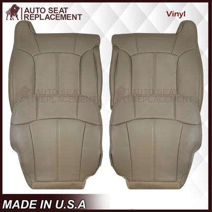 1999-2002 Chevy Silverado Seat Cover in Medium Neutral Tan: Choose From Variations
