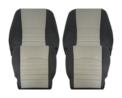 2009 2010 2011 2012 Dodge Ram Work Truck Replacement Vinyl Seat Covers 2-Tone Gray/Dark Gray: Choose your side
