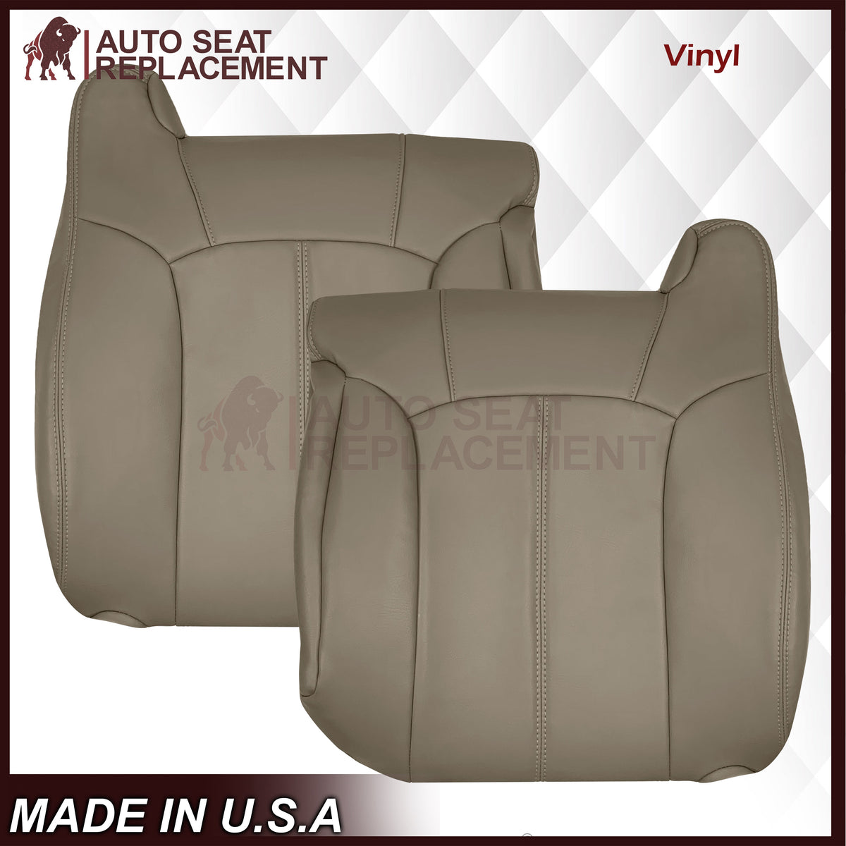 1999-2002 Chevy Silverado Seat Cover in Medium Neutral Tan: Choose From Variations