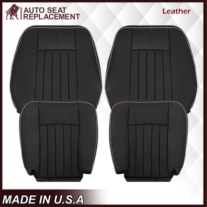 2003 - 2006 Lincoln Navigator Replacement Seat Covers in Black: Choose Genuine Leather or Vinyl