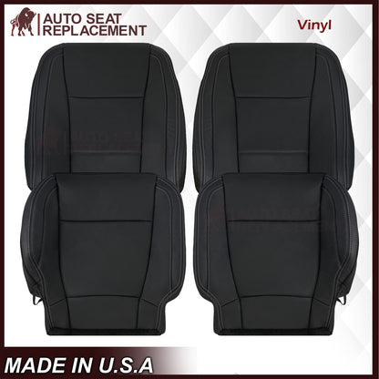 2017-2021 Ford F250 XLT Replacement Seat Covers In Charcoal Black